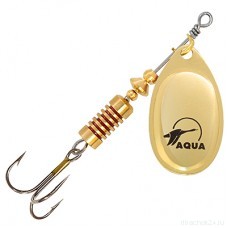 Блесна AQUA AGLIA 10,0g, лепесток № 4, цвет A1-06 (золото)